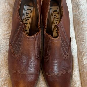 Unlisted by Kenneth Cole Women's Brown Leather Ankle Boots